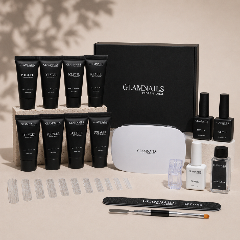 Polygel Starterset | 3+3 Gratis Kleuren Glamnailsprofessional