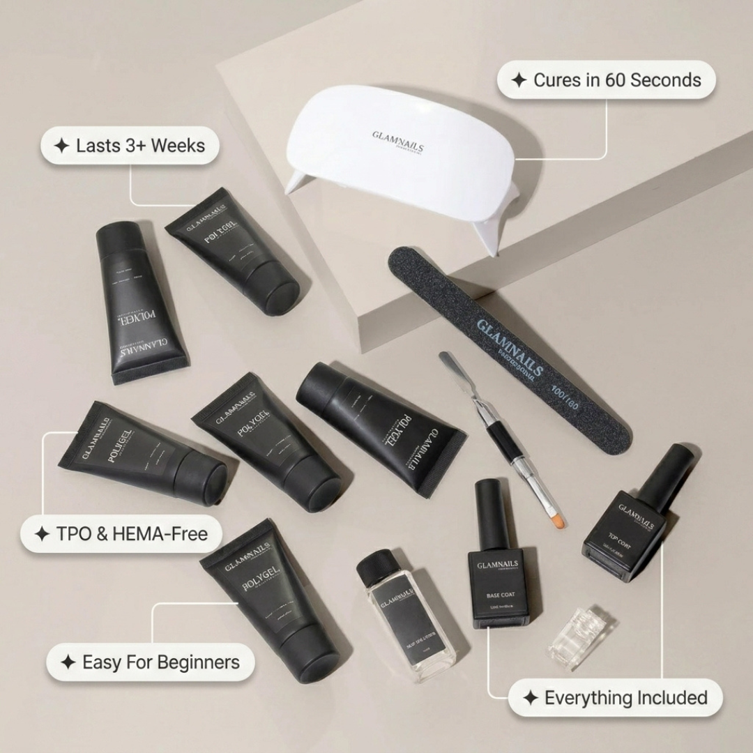 Polygel Starterset | 3+3 Gratis Kleuren Glamnailsprofessional