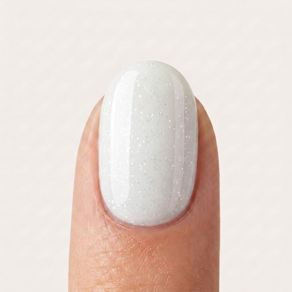 Polygel Snowflake Shimmer Glamnailsprofessional