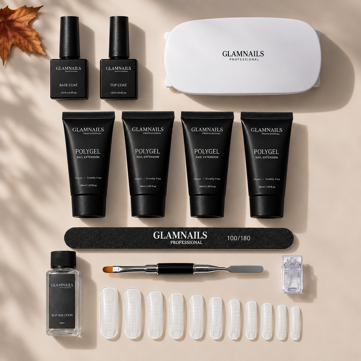 Zestaw startowy Polygel | 2+2 darmowe kolory Glamnailsprofessional