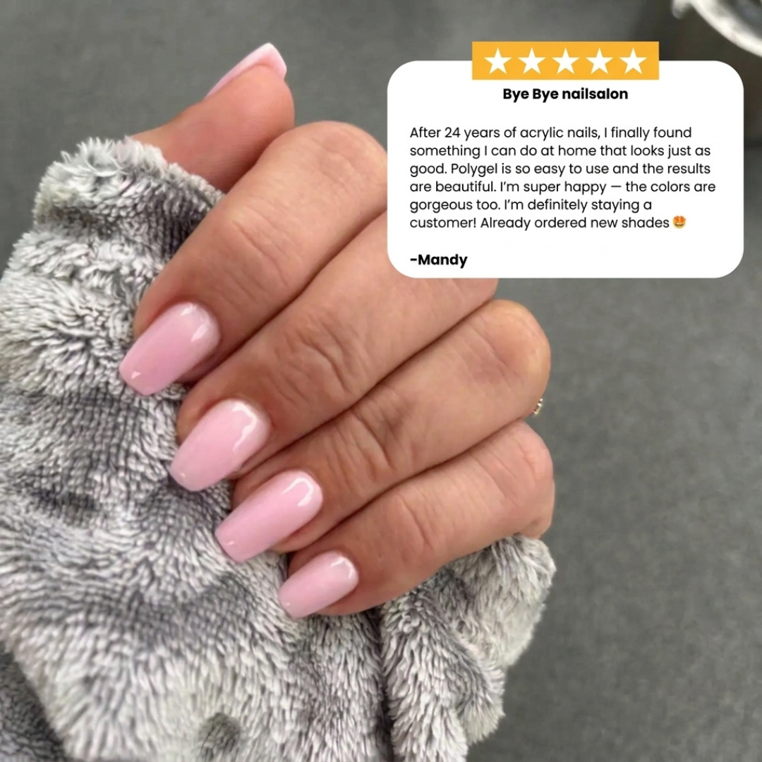 Polygel Starterset | 2+2 Gratis Kleuren Glamnailsprofessional 