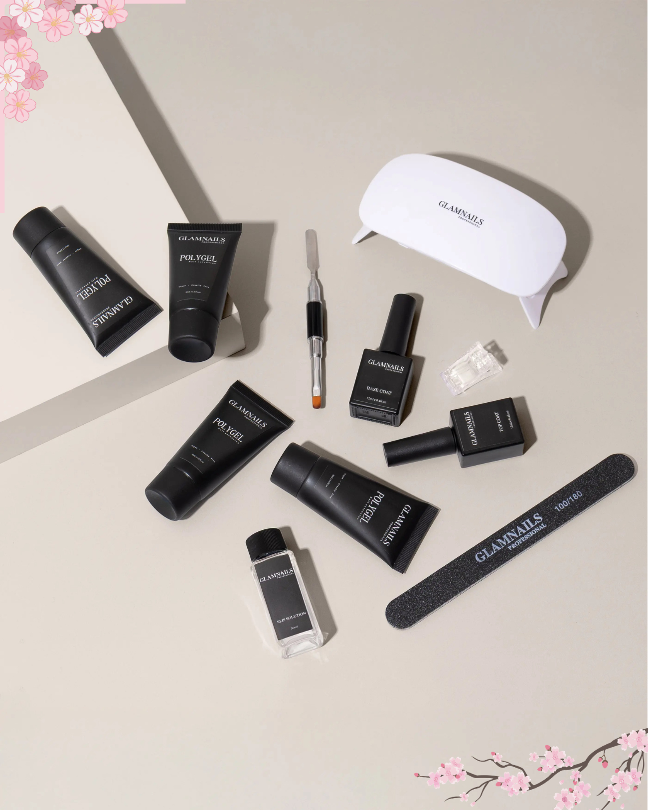 Glamnailsprofessional Gezondheid & beauty > Nagelverzorging > Nagelgel Lente Polygel Starterset | 2+2 Gratis Kleuren